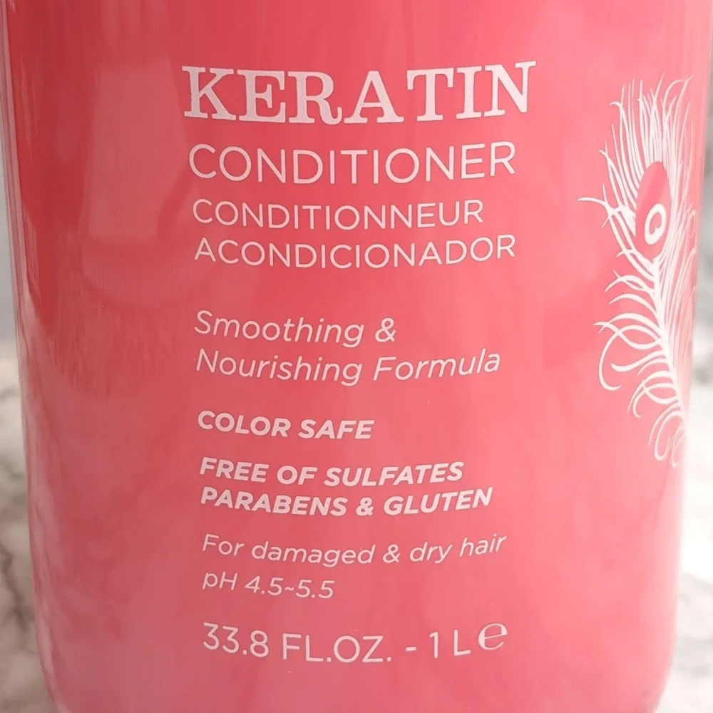 LUSETA KERATIN CONDITIONER Smoothing & Nourishing Formula 33.8 fl oz‎ Color Safe